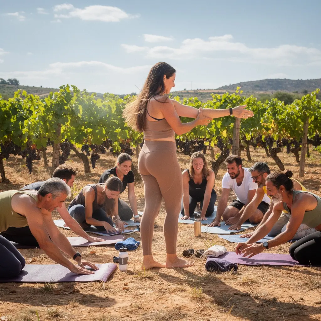 Muñecas en primer plano mientras un yogui realiza una inversión segura en una colchoneta.