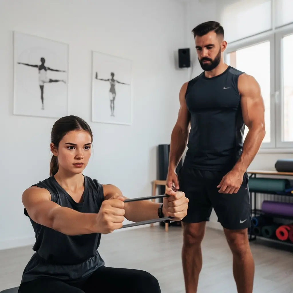 Diversas posturas de yoga que ilustran el uso efectivo de la fuerza de las muñecas en el equilibrio.