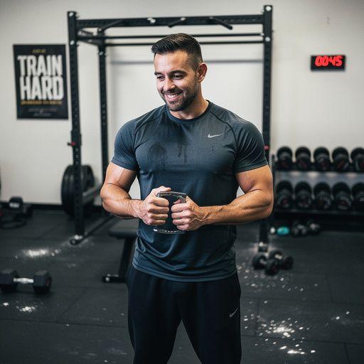 Un grupo de practicantes de yoga en una clase, todos trabajando en posturas que requieren estabilidad en las muñecas.