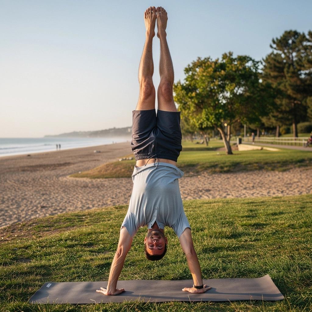 Un instructor de yoga guiando a sus alumnos en ejercicios específicos para mejorar la resistencia de las muñecas.